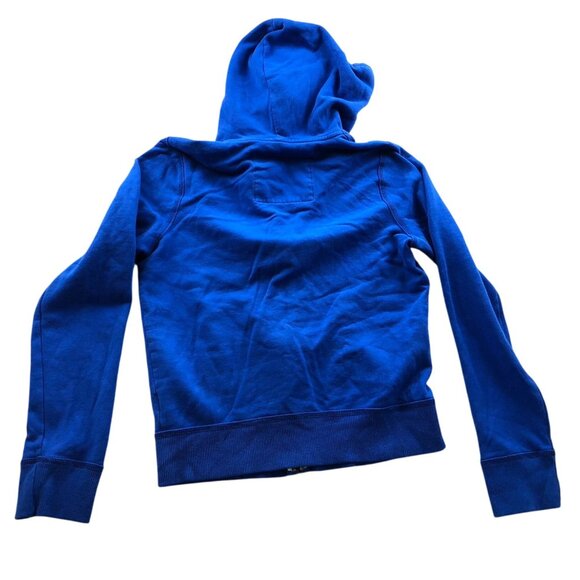 Hollister Boys Hoodie Sweatshirt 180 Youth Zip Up Surf Finals Blue Embroidered - Picture 2 of 10